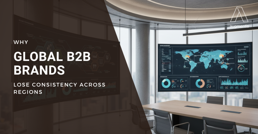 Global B2B brand teams working across regions with varied communication systems