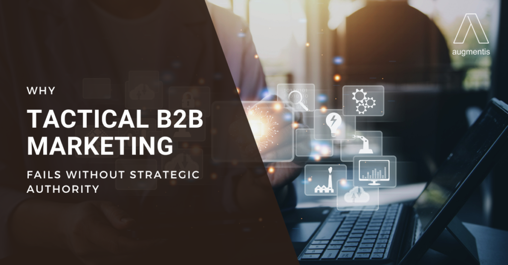 Tactical b2b marketing review inside a global enterprise GTM leadership discussion