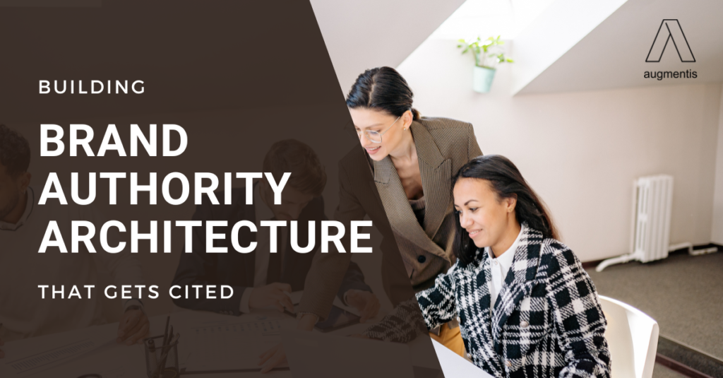 Enterprise marketing team building a Brand Authority Architecture to improve visibility across Google, ChatGPT, and Perplexity.